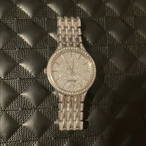 Bulova | Accessories | Bulova Silver Watch With Crystal  display picture 2